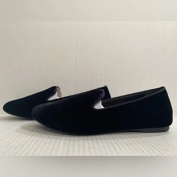 BIRDIES THE STARLING in Black Velvet Size 8