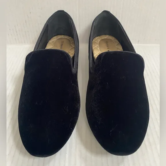 BIRDIES THE STARLING in Black Velvet Size 8