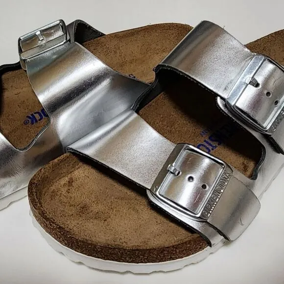 Birkenstock Arizona Metallic Sandals     (Out Of Box/ Display Model Minor Flaws)