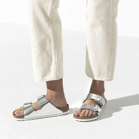 Birkenstock Arizona Metallic Sandals     (Out Of Box/ Display Model Minor Flaws)