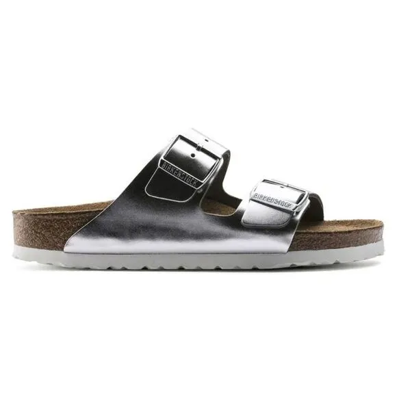 Birkenstock Arizona Metallic Sandals     (Out Of Box/ Display Model Minor Flaws)