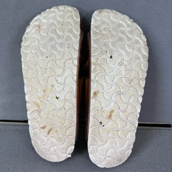 Birkenstock Arizona Soft Footbed Metallic Copper Sandals Women’s Size 37/ 6
