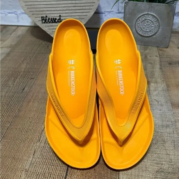 Birkenstock Honolulu EVA Foam Sandals 44 Orange Men's Size 11