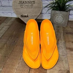 Birkenstock Honolulu EVA Foam Sandals 44 Orange Men's Size 11