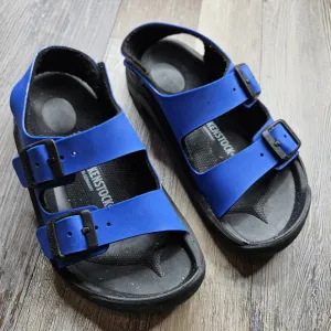 Birkenstock Sandals Bright Blue Size 31 Mogami Birko-Flor Youtu 13