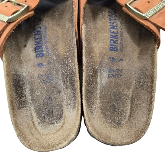 Birkenstock Sienna Soft Bed Orange Sandals