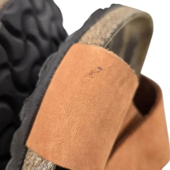 Birkenstock Sienna Soft Bed Orange Sandals