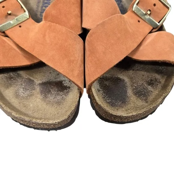 Birkenstock Sienna Soft Bed Orange Sandals