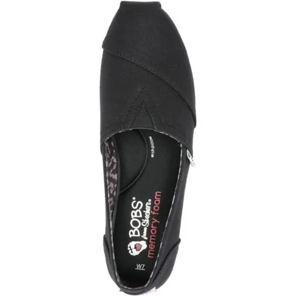 Black Ballet Flats | Memory Foam Footbed | Vegan &amp; Charitable | Machine Washable