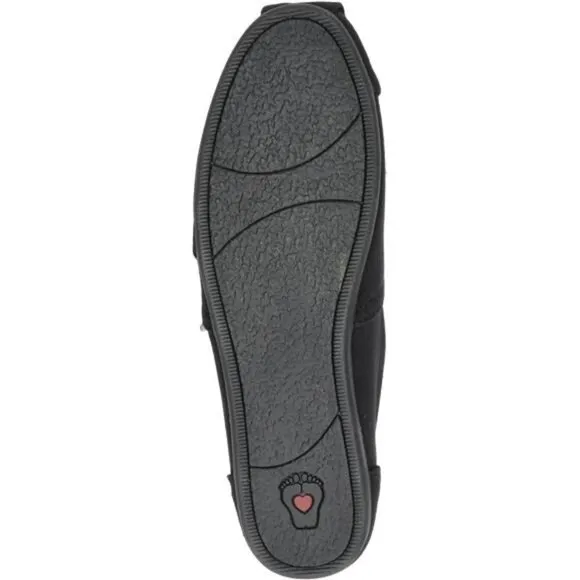 Black Ballet Flats | Memory Foam Footbed | Vegan &amp; Charitable | Machine Washable