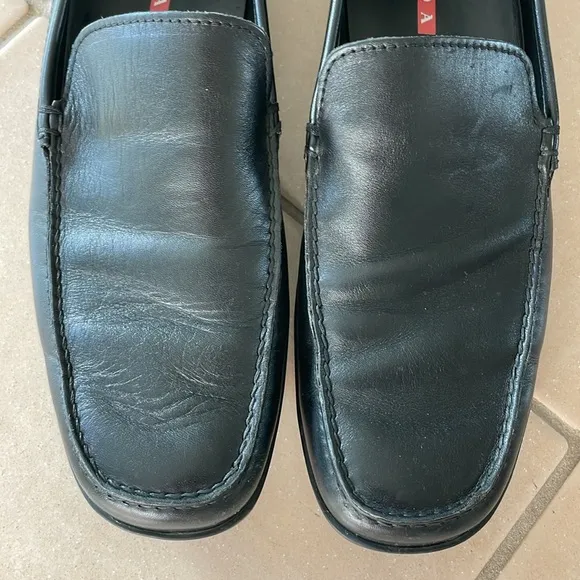 Black Prada Sport loafers