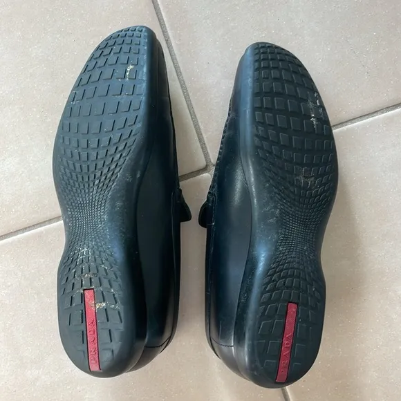 Black Prada Sport loafers