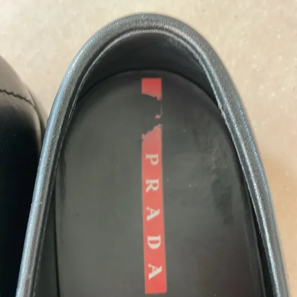 Black Prada Sport loafers