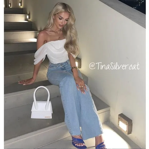 BLOGGER'S FAVE! Zara Blue Heeled Sandals Sz 7.5 NWT