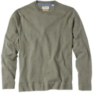 Borgo28 Dark Olive Cotton Crewneck Sweatshirt