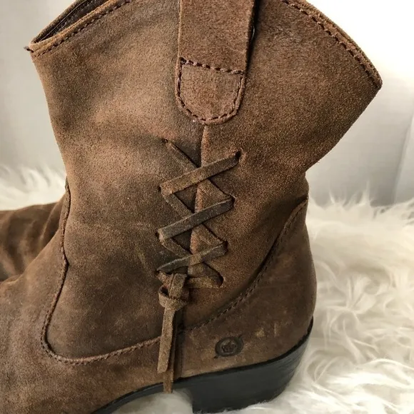Born &quot;Karin&quot; Distressed Boot Tabacco Brown Size 7