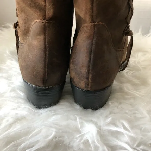 Born &quot;Karin&quot; Distressed Boot Tabacco Brown Size 7