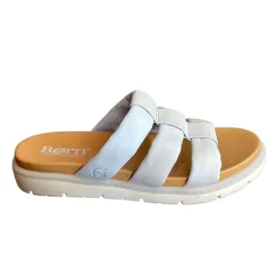 Born Light Blue Daisy Leather Sandals Size 9M