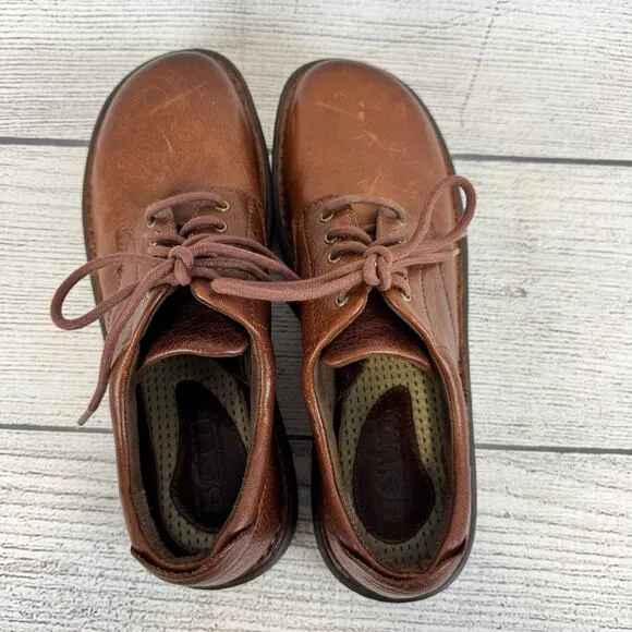 Born Men's Hutchins III Dark Tan Whiskey Leather Loafers Size 12