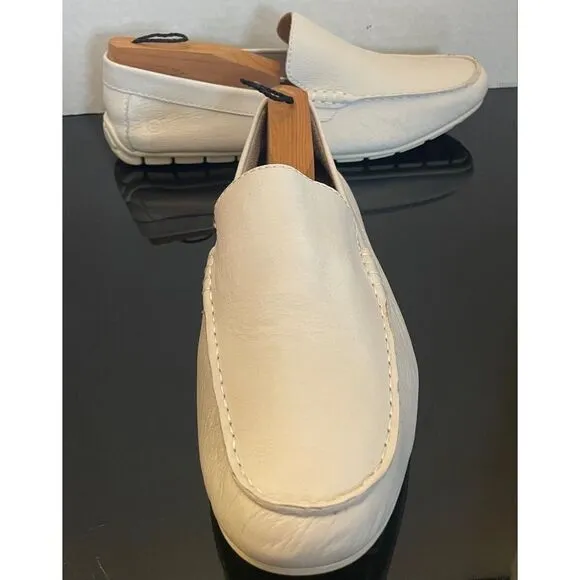 Born Men’s Allan, Light Tan Leather Slip-On Loafers, Size 10.5 Medium.