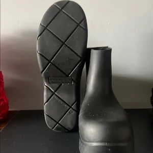 Bottega Veneta Black Rain &amp; Snow Boots with Grip Sole