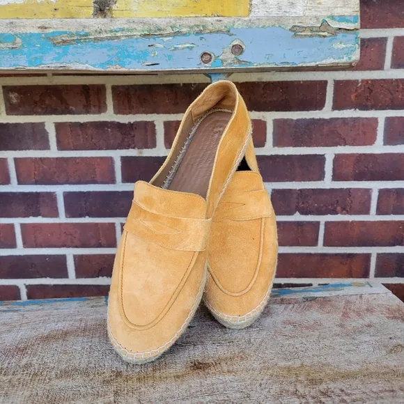 Bougeotte Loafers Suede Slip On Made In Spain 40 1/2 / 9