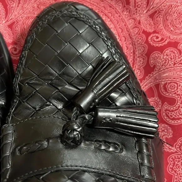 BRAGANO men’s tassel loafers. Size 10M.  Genuine Italian leather