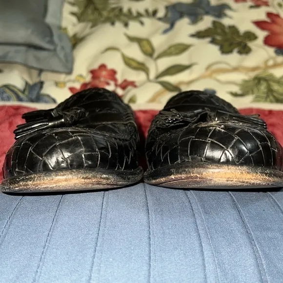BRAGANO men’s tassel loafers. Size 10M.  Genuine Italian leather