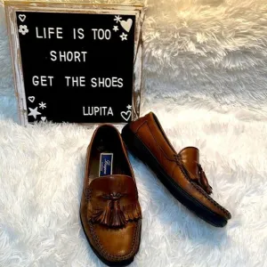 Bragano leather tassel loafers 7.5Men