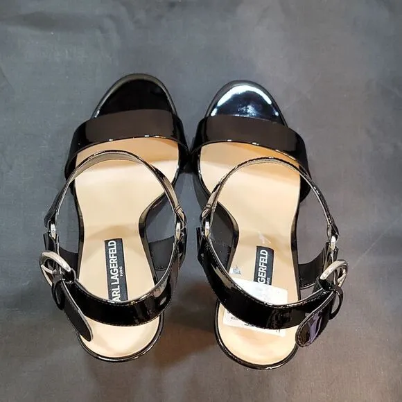 BRAND NEW KARL LAGERFELD PARIS WOMEN'S CIEONE HEELED SANDAL