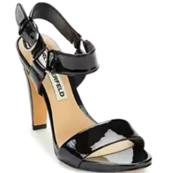 BRAND NEW KARL LAGERFELD PARIS WOMEN'S CIEONE HEELED SANDAL