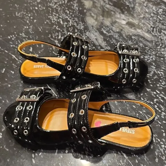 BRAND NEW STEVEN MADDEN KIDS GIRLS' J-GRAYAA SLINGBACK SANDALS