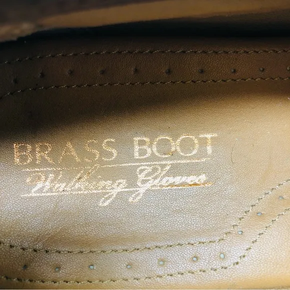 Brass Boot Tasseled Leather Loafers