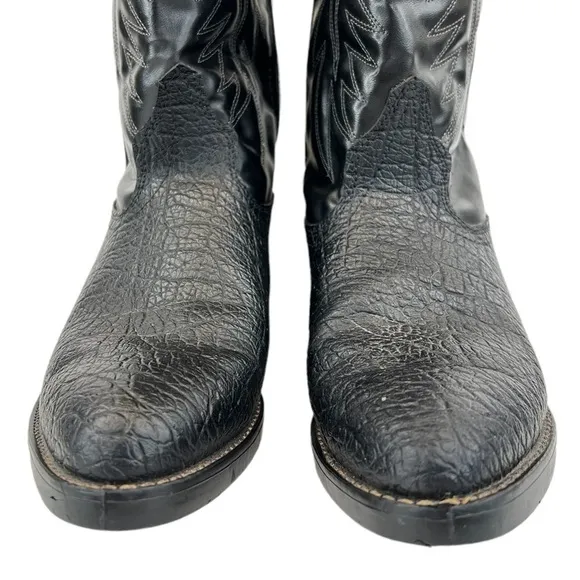 Broncos Men’s Black Cowboy Western Boots