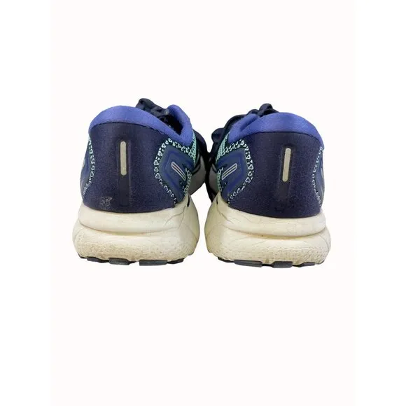 Brooks Ghost 14 Womens Navy Blue Running Sneakers Size 8 SKU 6375