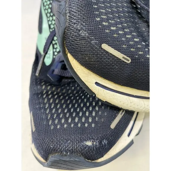 Brooks Ghost 14 Womens Navy Blue Running Sneakers Size 8 SKU 6375
