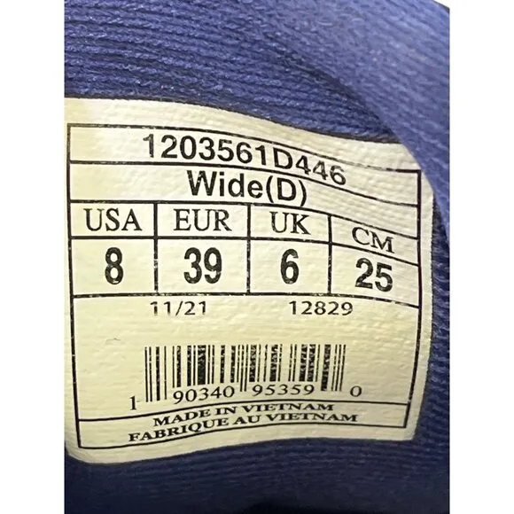 Brooks Ghost 14 Womens Navy Blue Running Sneakers Size 8 SKU 6375