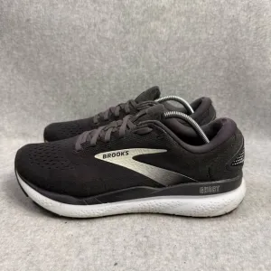Brooks Ghost 16 Womens Shoes Size 9.5. Black White Running Sneakers 1204071B090