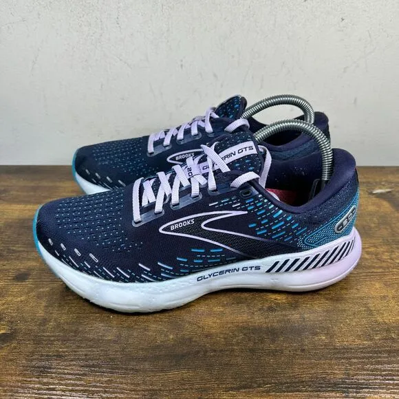 Brooks Glycerin 20 Blue White Shoes Sneakers Women's Size 9.5‎