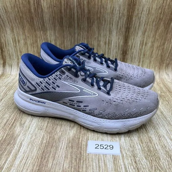 Brooks Glycerin 20 Men's Size 10‎ Gray Running Shoes Sneakers 1103821D070