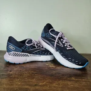 Brooks Glycerin GTS 20 Peacoat/ Ocean/ Pastel Lilac Womens 9.5 Wide