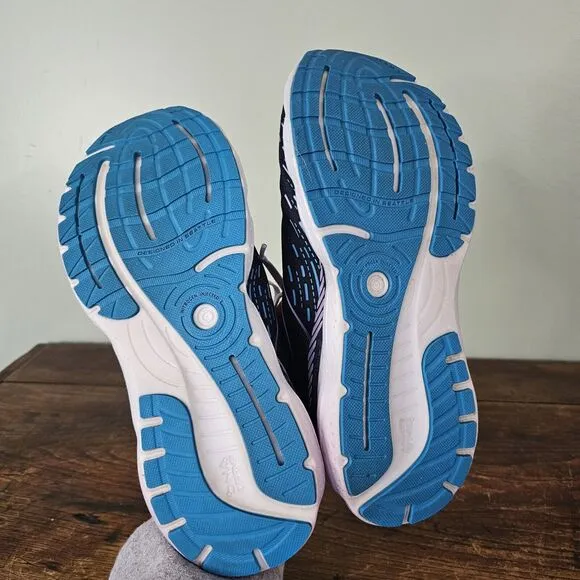 Brooks Glycerin GTS 20 Peacoat/ Ocean/ Pastel Lilac Womens 9.5 Wide
