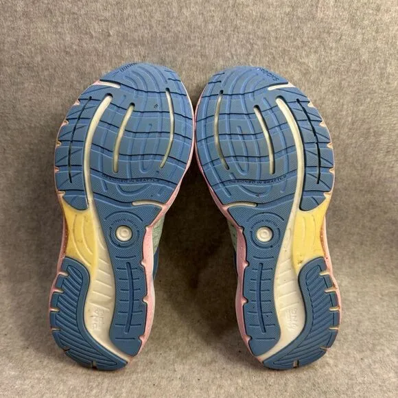 Brooks Shoes Womens 10 Glycerin 20 Stealthfit Blue Running Sneakers 1203721B409