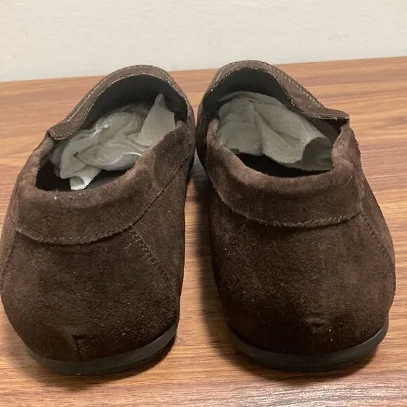 Bruno Magli Encino Casual Vamp Brown Suede Mens Loafers. Size 8 M.