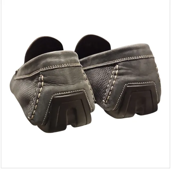 BRUNO MAGLI | Leather Loafers in Gray ~  Size US 12
