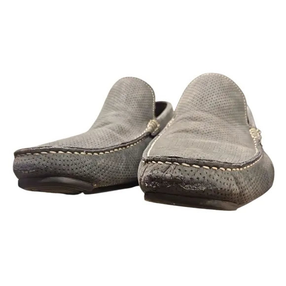 BRUNO MAGLI | Leather Loafers in Gray ~  Size US 12