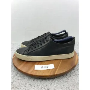Bruno Magli Westy Black Leather Lace Up Casual Daily Lifestyle Sneakers Mens 9 M