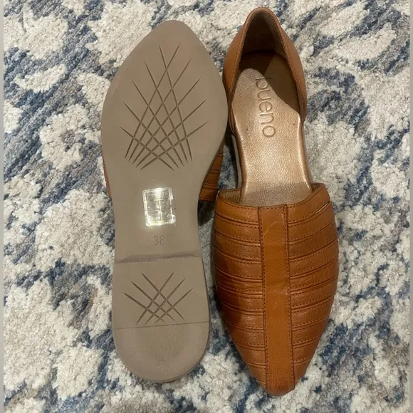 Bueno Tan Leather Loafers NEW