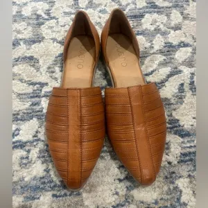 Bueno Tan Leather Loafers NEW