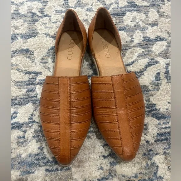 Bueno Tan Leather Loafers NEW